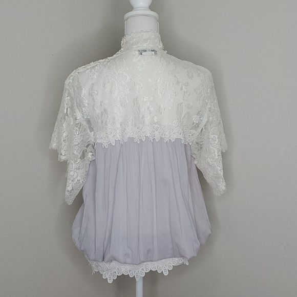 Jessica McClintock Vintage Peasant Blouse - Picture 5 of 16